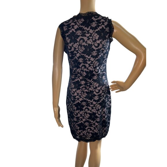 Liberty Love‎ Sleeveless Lace Dress in Black Size Small - Picture 4 of 5